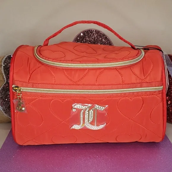 🎉HP🎉Juicy Couture ❤️NWT❤️ Red Travel Cosmetic Bag! ❤️❤️❤️ - Picture 11 of 17